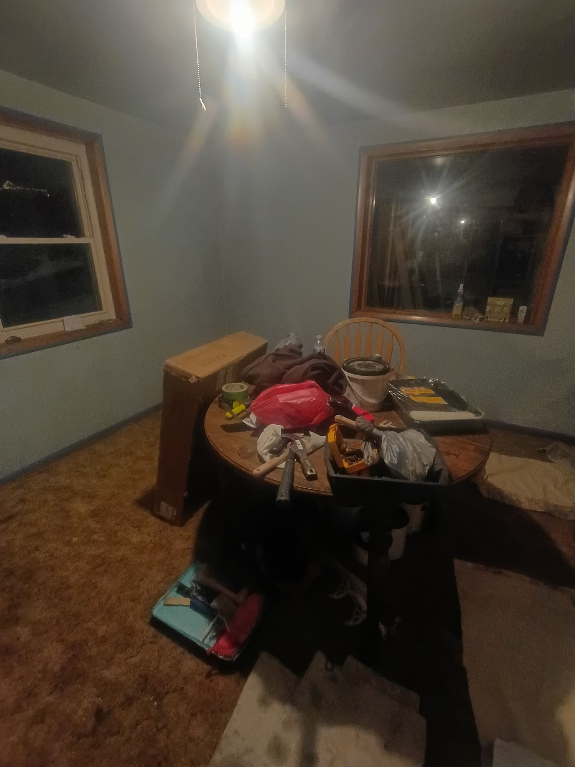 Gallery photos for Home Office Overhaul with Custom Shelving: Image #1