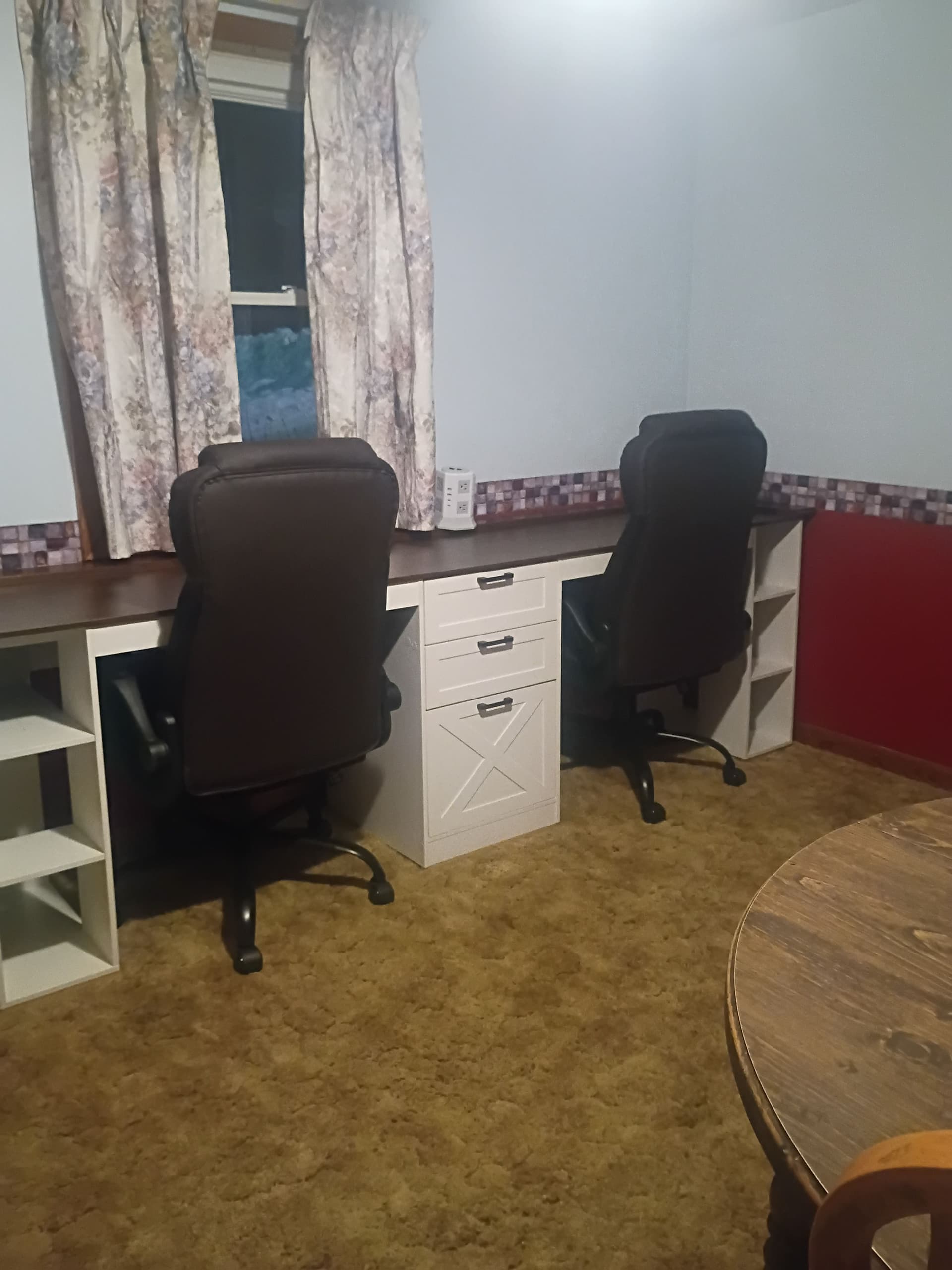 Gallery photos for Home Office Overhaul with Custom Shelving: Image #3