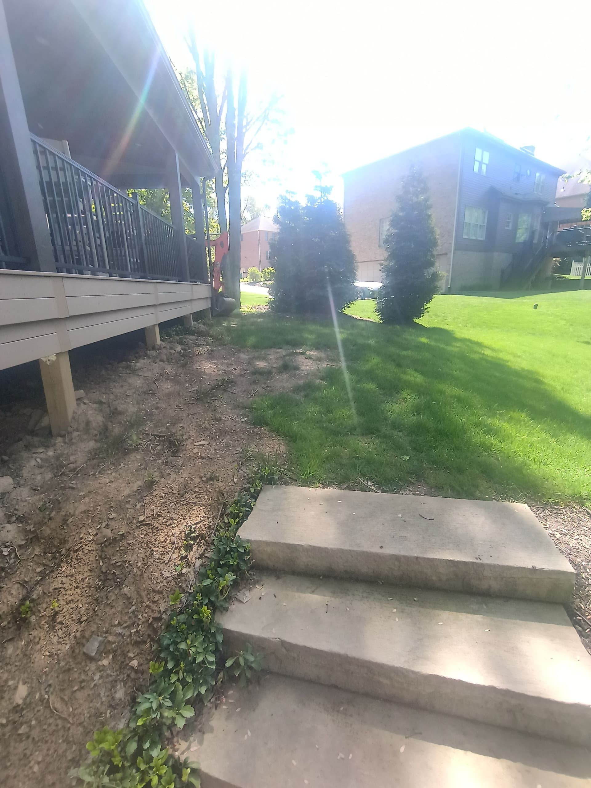 Gallery photos for Lampus Cabin Rock Path and Full Backyard Hardscape Install in Progress: Image #1