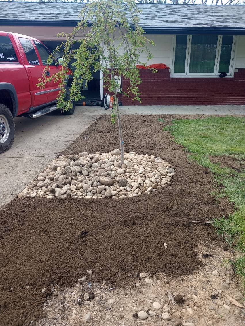 River Rock Transformation Creates Lush Landscapes